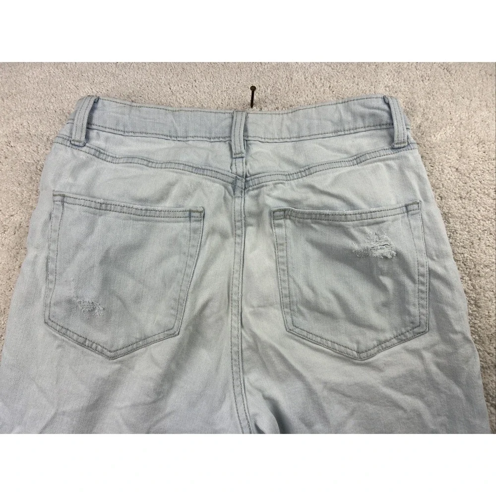 Wild Fable Light Wash Jeans‎ Mom Jean High Rise Distressed Size 8 Y2K 80s 90s